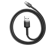 BASEUS USB-microUSB Cafule 1M czarno-szary - 691503 - zdjęcie 2